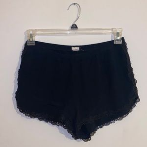 Garage Black Shorts
